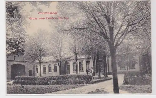94111 AK Nordhastedt - Gruss du jardin central avec parc 1911
