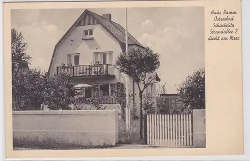 99007 Ak Maison Ramm Balte Scharbeutz, Plageallee 2, directement sur la mer vers 1930