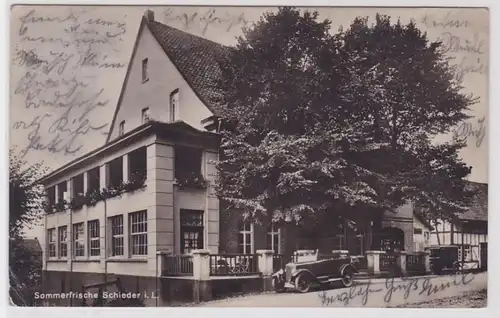 42477 AK Sommerfrische Schieder in Lippe - Gasthof & Pension Lindenhof 1908
