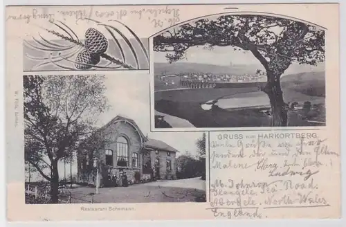 78709 AK Gruss vom Harkortberg - Restaurant Schemann 1903