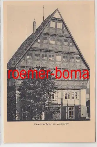 82831 Ak Fachwerkhaus in Salzuflen um 1930