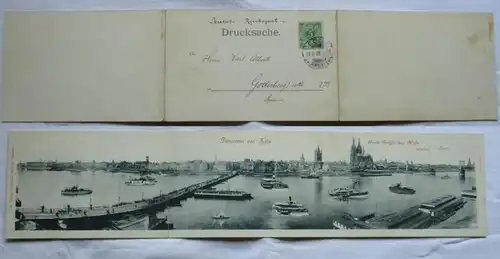 83027/3Facile Ak Panorama de Cologne 1898