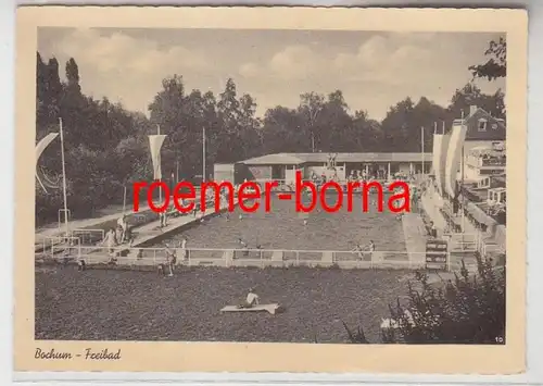 83394 Ak Bochum Freibad um 1940