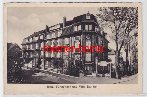 83877 Ak Bad Oeynhausen Hotel Fürstenhof e. Villa Daheim 1939
