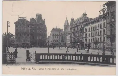 97536 Ak Köln am Rhein unter Fettenhennen und Trankgasse 1936