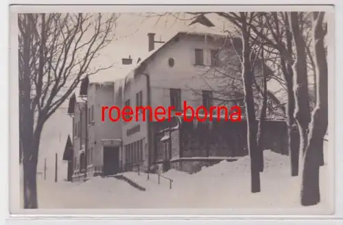 81632 Photo Ak Forêts Benecko Benetzko Montagnes géantes en hiver 1944