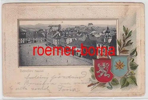 83843 Ak Benešov námestí 1907