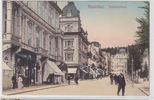 85866 Ak Mariánské Lázne Kaiserstrasse vers 1910