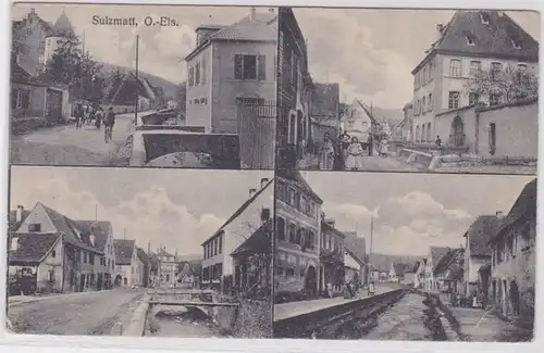 86554 Mehrbild Ak Sulzmatt Ober Elsass um 1920