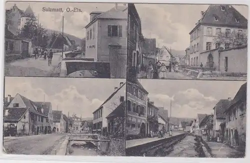 86554 Multi-image Ak Sulzmatt Alsace supérieure vers 1920