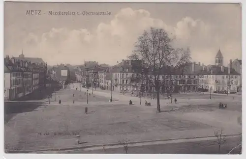 94352 Ak Metz en Lorraine Mazellinplatz et Obersalstraße 1916