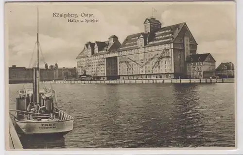 70637 Ak Königsberg Est Prusse Port et stockage vers 1927