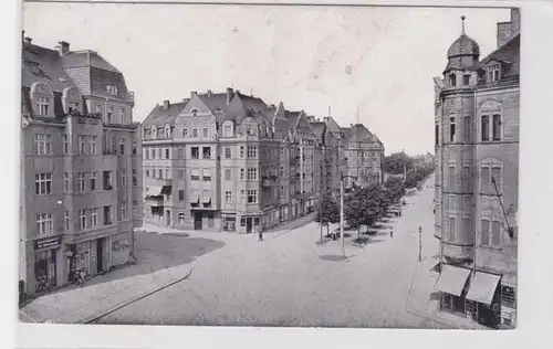 84667 Feldpost Ak Glog Glogów in Schlesien Hohenzollernstrasse 1916