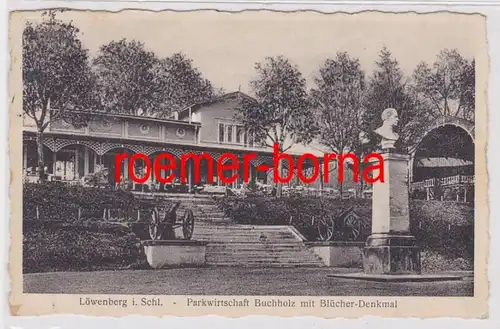 84813 Ak Löwenberg in Schlesien Parkwirtschaft Buchholz 1930
