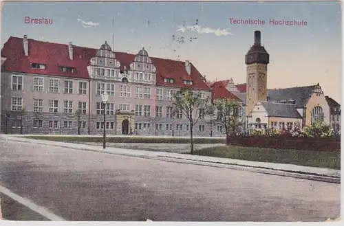 86837 Feldpost Ak Wroclaw Technical College 1915
