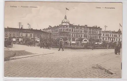 89406 Ak Libau Liepaja Rosenplatz um 1915