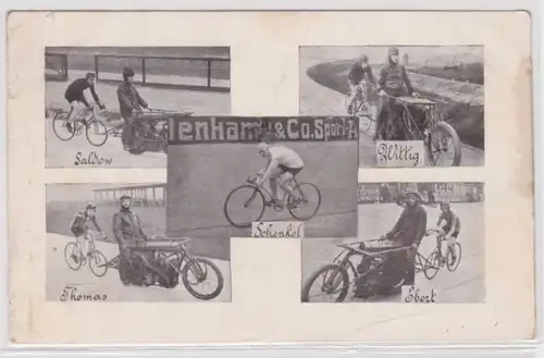78893 Mehrbild Ak Sport Radrennen Steherrennen um 1920