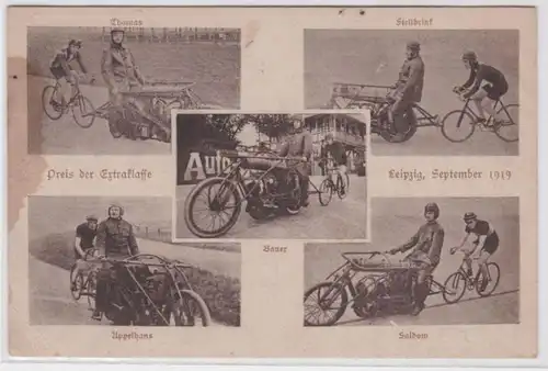 97245 Multi-image Ak Leipzig Sport Course cycliste Courses debout Septembre 1919
