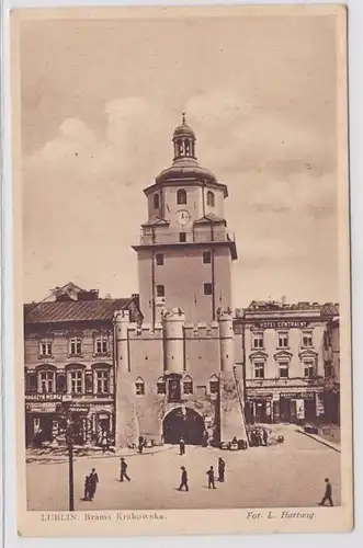 87962 Ak Lublin Brama Krakowska um 1930