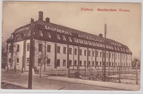 88170 Ak Örebro Schweden Skofabriken Örnen um 1920