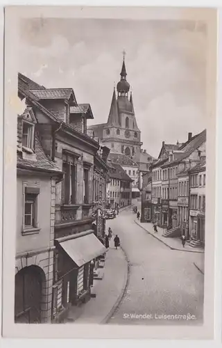 11460 Ak St.Wendel Luisenstrasse um 1930