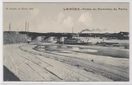 71042 Ak Leixões Portugal - Ponte do Caminho de Ferro 1914