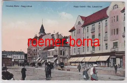 83222 Ak Oradea Mare Nagyvárad Roumanie Plaja Unirli Szt.Lászlo Ter vers 1910