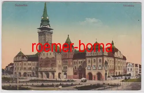 82975 Ak Szabadka Subotica Serbie Városháza vers 1910