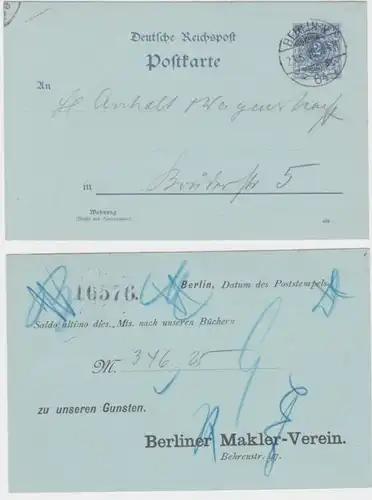 10794 DR Plein de choses Carte postale P40 Imprimer Berlinerürger-Verein 1900