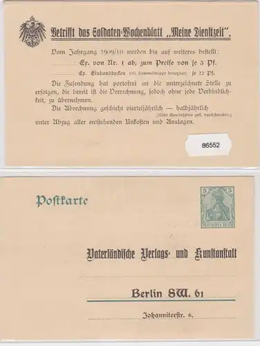 86552 DR Plein de choses Carte postale P63 Zuschriften Nationalische Kunstanstalt Berlin