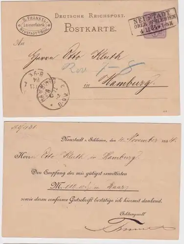 91766 DR Carte postale complète P12 tirage Isaac Tillmanns Neu-Cronenberg 1885