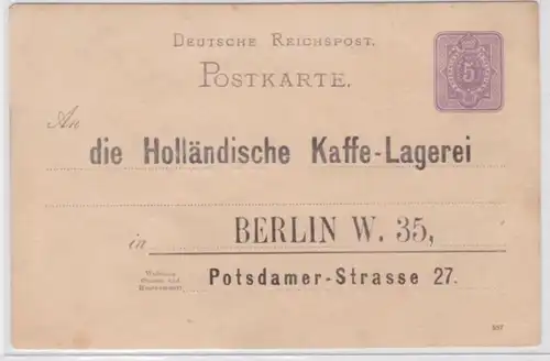 97263 DR Plein de choses Carte postale P18 Impression Hollandais Caffe-Situation Berlin 1887
