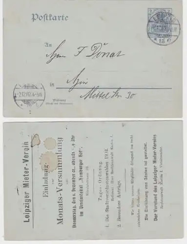 97613 DR Plein de choses Carte postale P63 Imprimer Leipziger Lieter-Verein 1902