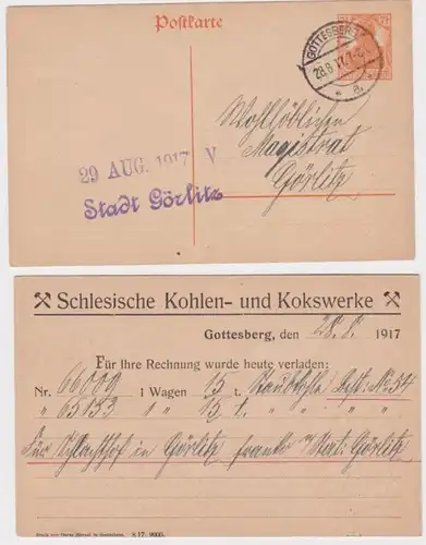 9785 Plein de choses Carte postale P11 Pression Schlesische Hoch-& Kokswerke Gottberg