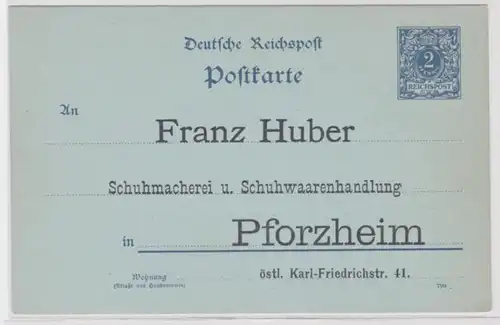97976 DR Plein de choses Carte postale P40 Imprimer Franz Huber Schuhmacherei Pforzheim