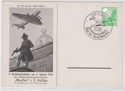 96054 Affaire complète privée PP142/C24 2ème défilé des timbres Mercure Dessau