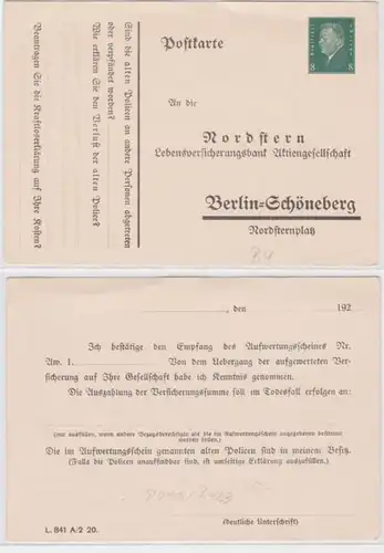 96174 Privatganzsache PP117 Nordstern Lebensversicherungsbank AG Berlin