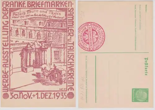 96294 Privatganzsache PP126/C10 Werbe-Ausstellung der Frankf. Briefmarkensammler