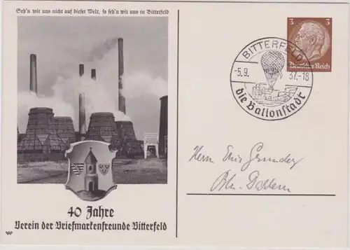 96899 Privatganzsache PP122/D3 40 Jahre Verein der Briefmarkenfreunde Bitterfeld