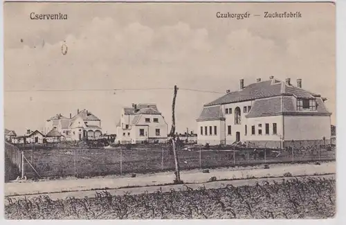 98436 Ak Cservenka Zuckerfabrik um 1915