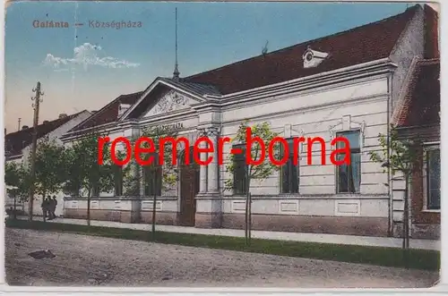 82986 Ak Galánta Gallandau Slovaquie Községháza 1918
