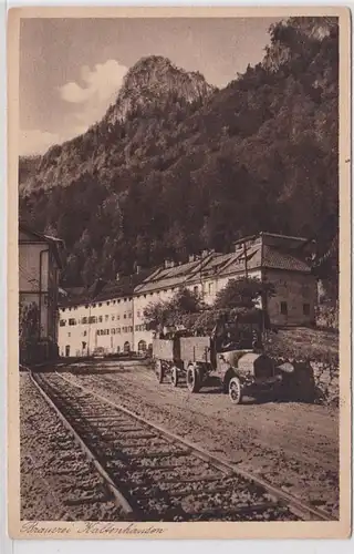 52568 AK Brasserie Kaltenhausen - Panorama de montagne, voitures 1930