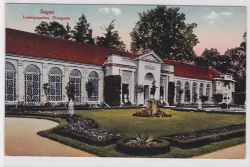 98078 Ak Sagan Zagan Ludwigsgarten Orangerie 1928