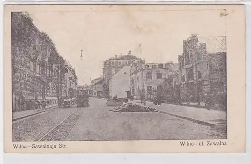 37609 Feldpost Ak Wilna Vilnius Sawalnaja Strasse 1915