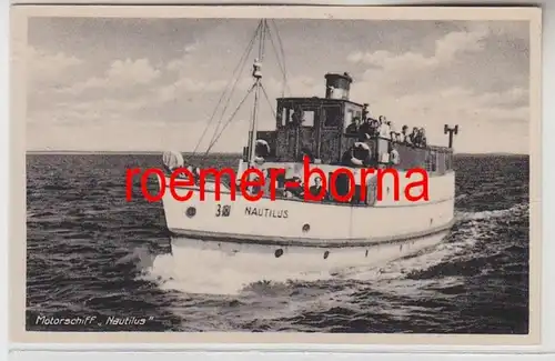 83008 Ak bateau-moteur 'Nautilus' en mer vers 1930