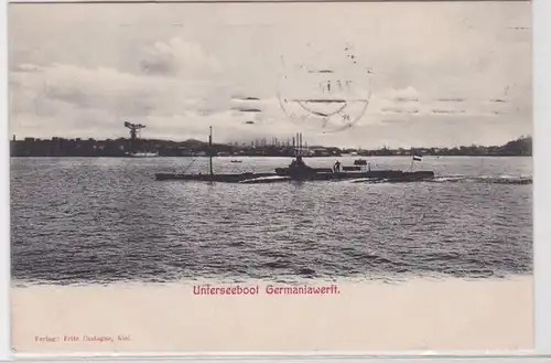 98115 Ak sous-marin Germaniawerft 1911