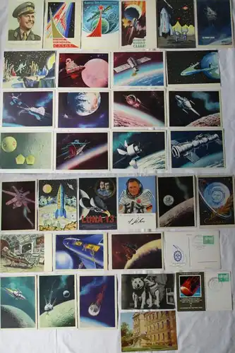 95618/33 Ak Kosmos, Espace, Astronautes vers 1970