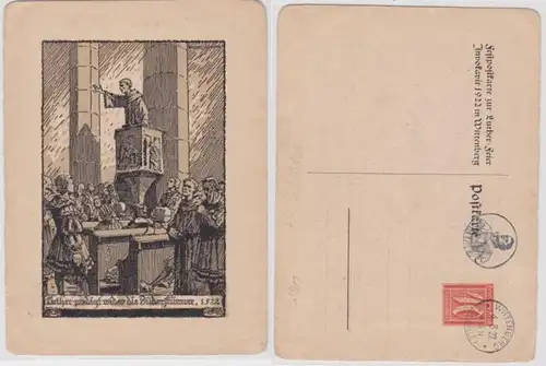 97202 Privat Ganzsachen Postkarte PP60/C3/01 Luther-Feier Wittenberg 1922
