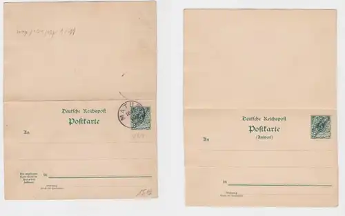 92270 Ganzsachen Ak Deutsch Neu-Guinea Stempel Matupi 1900