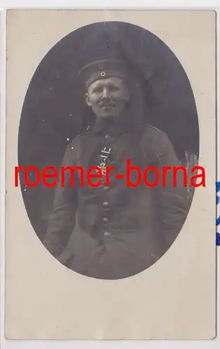 86337 Foto Ak Soldat Landser mit Eisernem Kreuz 1917